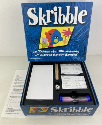 Skribble The Mystery Drawing Game Vintage Age 8+ Complete With Sealed Contents . - Image 1 of 4