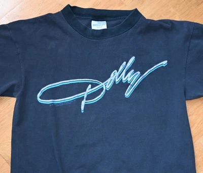 *1980's DOLLY PARTON* vtg original 1989 Concert Tour tee shirt M/L Country Rock - Image 1 of 4