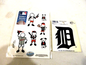 2-Detroit Tiger Decals Rico Static Cling & Siskiyou Static Cling - Picture 1 of 5