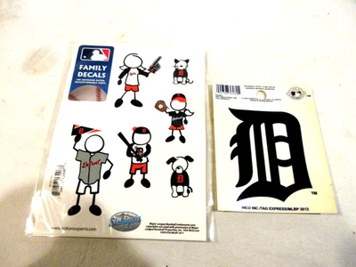 2-Detroit Tiger Decals Rico Static Cling & Siskiyou Static Cling - Image 1 of 4