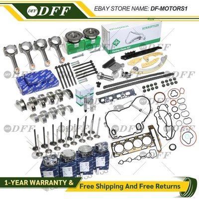OEM Engine Overhaul Rebuild Kit &Timing Chain set For 10-17 Chevy Buick GMC 2.4L - Image 1 of 4