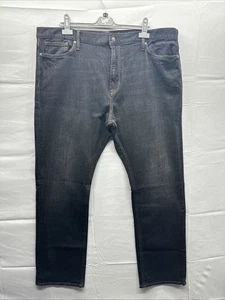 Marks and Spencer Men Black Denim Jeans Size 44 Straight Regular Stretch W44 L33 - Picture 1 of 11