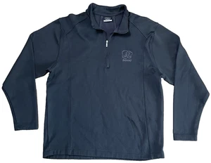 Nike Golf M Medium Pullover Black Sport 1/4 Zip Long Sleeve J&N Denso Men - Picture 1 of 17