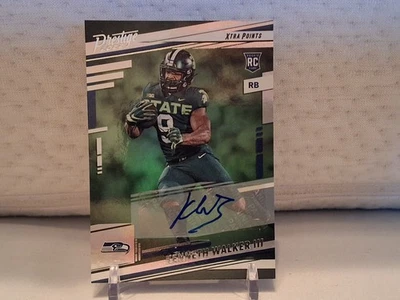 Kenneth Walker III Xtra Points Rookie Auto 2022 Prestige Seattle Seahawks - Image 1 of 2