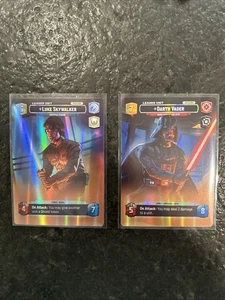 Luke Skywalker Darth Vader Star Wars Unlimited Galactic Championship Exclusives - Picture 1 of 2