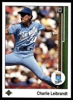 1989 Upper Deck #637 Charlie Leibrandt - Image 1 of 2