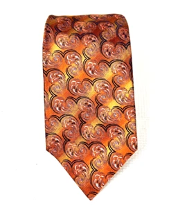 ISAIA Tie 7 Fold Paisley SILK Neck SILK Tie Men's 58LX3.5W .. - Picture 1 of 6