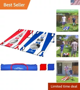 3x2 ft Tri Toss Bean Bag Toss Game - Ultimate Indoor/Outdoor Fun for 2-8 Players - Picture 1 of 9