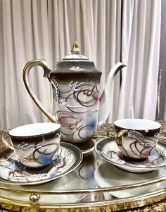 Japanese Moriage Dragon ware Tea Service Set - Picture 1 of 5