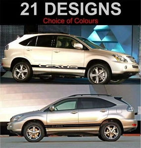 lexus RX side stripes decals stickers graphics 2003 T0 2015 lexus stripes - Picture 1 of 1