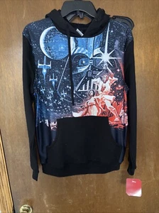 Star Wars New Hope IV Luke Leia Kapuzenpullover Etikett Small - Bild 1 von 5