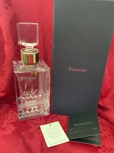 NIB FLAWLESS WATERFORD Glass LISMORE Crystal REVOLUTION Liquor DECANTER STOPPER - Picture 1 of 12