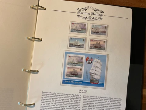 Maritime Heritage Westminster Mini Sheets and series 45 leaves MNH mint lot 2 Cover