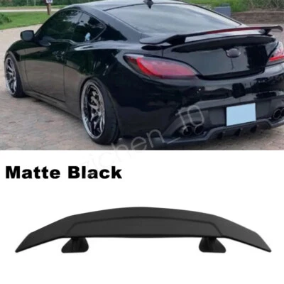 46'' For Hyundai Genesis Tiburon Coupe Matte Black Rear Trunk Spoiler Lip Wing - Image 1 of 4