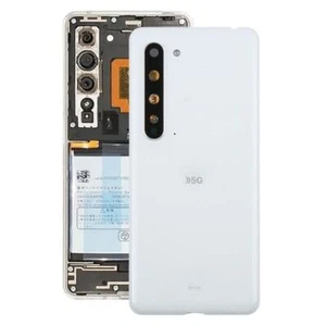 For Sharp Aquos R5G Original Battery Cover Rear Glass Back Door Housing (White) - Picture 1 of 1