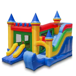Commercial Castle Bounce House Bouncer with Slide - 100% PVC - Inflatable Only - Picture 1 of 1