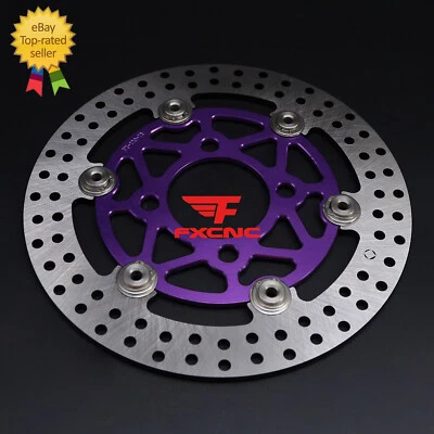 Rotor de disco de freno flotador delantero CNC para Honda Grom MSX125 2013 2014 2015 220 mm 1 pieza Foto 1 de 4
