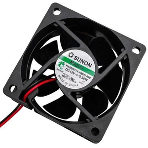 Lüfter 12V DC 0,24W 60x60x25mm 23,4m³/h 2500U/Min 23,4m³/h Sunon HA60251V41000UA - Bild 1 von 4