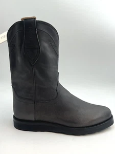 NEW Tecovas THE KNOX Roper Boots For Men Sz 8.5 E wide in DARK GRAY 760 - Picture 1 of 13