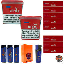 2x Winston Red/Rot Giant Box *AKTION* 245g statt 230g Volumentabak + Hülsen