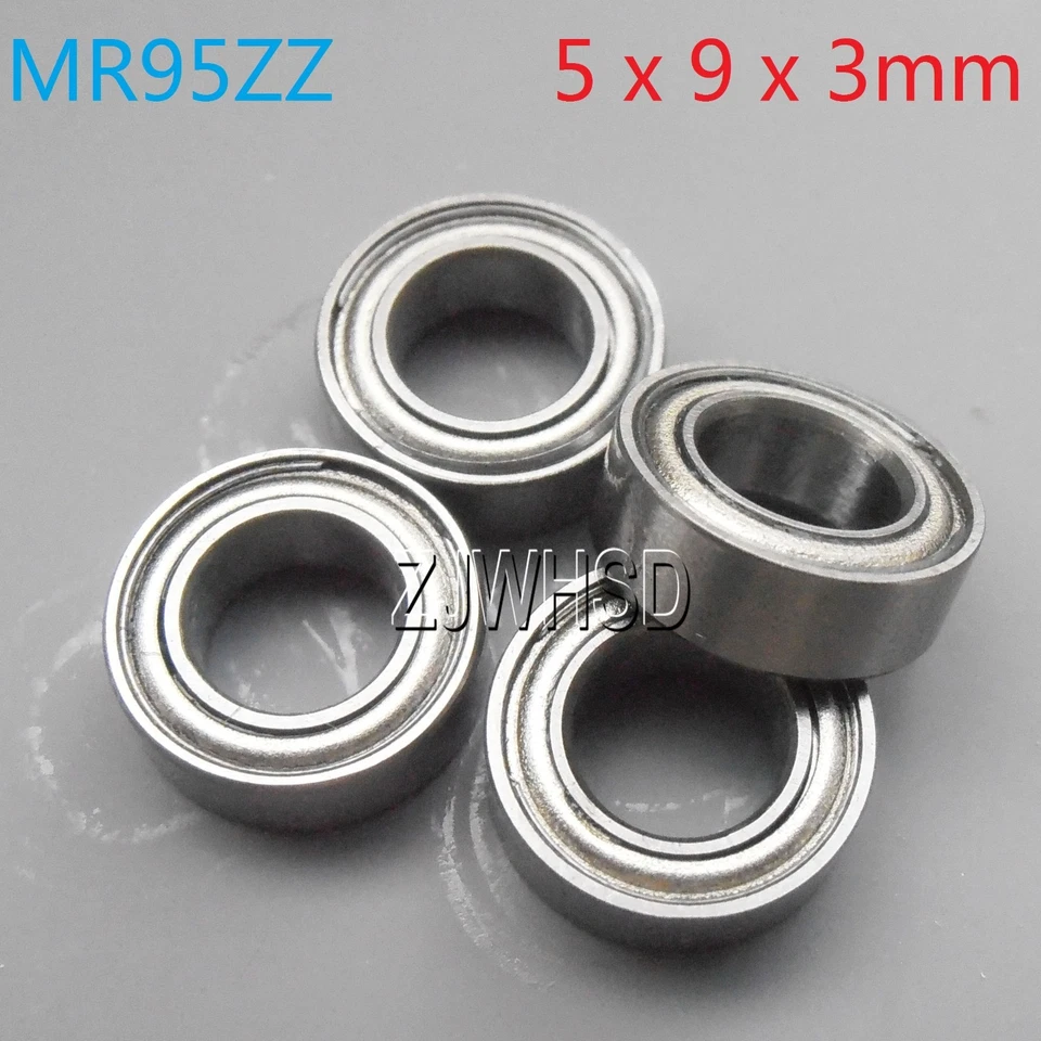 4pcs MR95zz Sealed Bearing 5 x 9 x 3 mm for TAMIYA TRAXXAS ALIGN RC Hobby DIY - Image 1 of 1