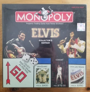 MONOPOLY ~ ELVIS Collectors Edition ~ Parker Brothers 2003 ~ NEW Factory Sealed - Picture 1 of 5