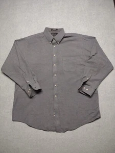  Herren Hemd Croft & Barrow 18 34-35 grau langarm knitterarm  - Bild 1 von 9