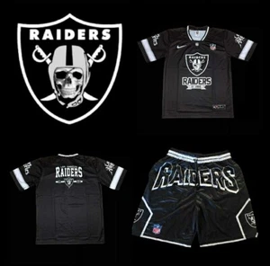 NFL Las Vegas Raiders Mens Replica Jersey & Shorts - XL - Brand New - Picture 1 of 7