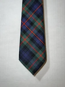 Corbata de colección Murray Atholl tartán 100 % lana escocesa a cuadros hecha en Escocia - Imagen 1 de 11