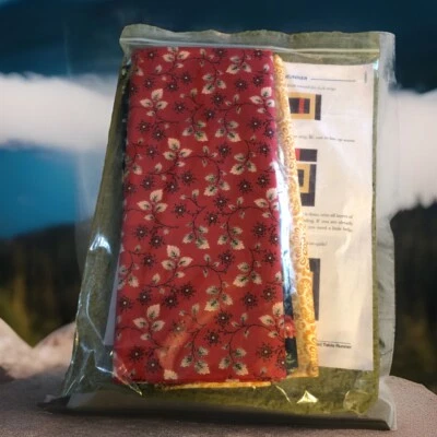 Fleur La File Table Runner Connecting Threads 18x44 #13448D Quilting Kit - Image 1 of 4