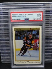 1990-91 O-Pee-Chee Premier Bryan Trottier #121 PSA 9 Penguins