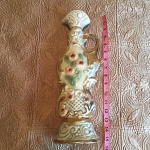 1971 Jim Bean Pink Flower Vase Decanter - Picture 1 of 9