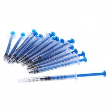 20Pcs 1ml Plastic Disposable Injector Syringe For Hydroponics Measuring Nutrient