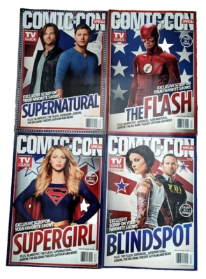 NEW! TV Guide SDCC San Diego Comic Con Special Magazine Set of 4 Covers 2016 - Image 1 of 3