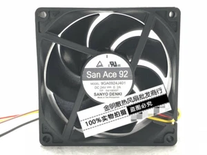 1 pcs Sanyo 9225 9CM 9GA0924J401 24V 0.2A inverter equipment cooling fan. - Picture 1 of 2