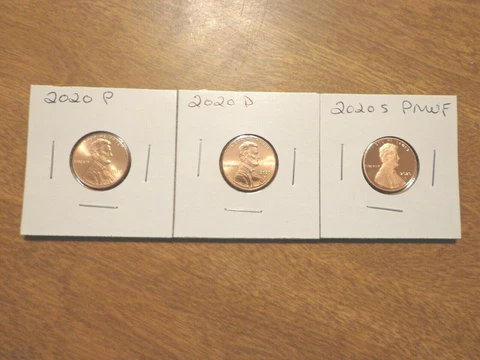 2020 P D S Lincoln Cent Penny Proof 3 Coin Set Lot PDS Cover