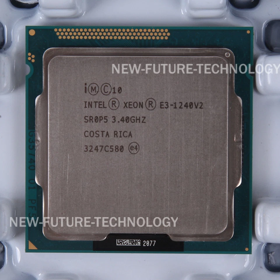 Intel Xeon E3-1240 V2 (CM8063701098201) SR0P5 CPU 5 GT/s/3.4 GHz LGA1155 69W - Image 1 of 1