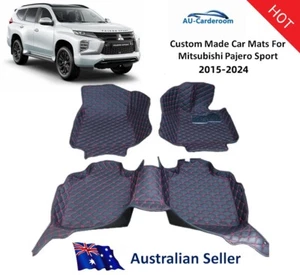 For Mitsubishi Pajero Sport 2015-2024 3D Custom Tailored Floor Mats/Carpets - Picture 1 of 8