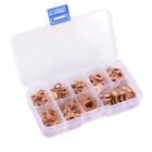 Copper Crush Sealing Washer Gasket Set - 200Pcs for Home Improvement Projects 