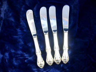 1 Juana de Arco INTERNACIONAL Esterlina 5 3/4" Indiv. Cuchillo de mantequilla sin mono Foto 1 de 3