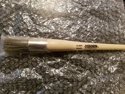 Cepillo de faja redondo Osborn #10 2-5/8" recorte 1-1/16" cerdas grises gruesas  Foto 1 de 2