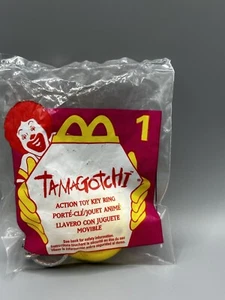 Vintage McDonald's Bandai Tomagotchi Keychain Toy, #1 New Sealed 1997 READ - Picture 1 of 7