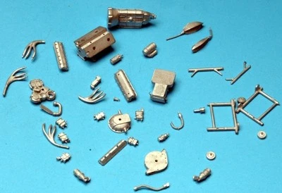 kit 1/43 MOTORE x FERRARI 250 TR 1960 in METALLO BIANCO  Renaissance ENG2B - Immagine 1 di 4