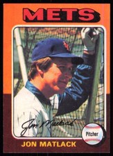 1975 Topps Jon Matlack New York Mets #290