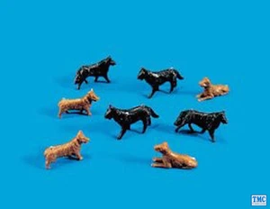 5102 Modelscene OO/HO Gauge Animals Dogs - Picture 1 of 1