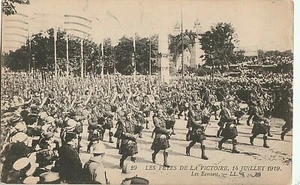 Les Fetes De La Victoire ,14 Juillet 1919, Postcard Posted Paris 1934 - Picture 1 of 2