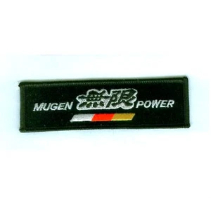 HONDA RACING TEAM MUGEN 無限部品 PERFORMANCE PARTS iron-on SHOULDER SLEEVE PATCH - Picture 1 of 2