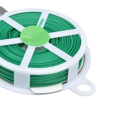 4pcs Plant Ties 50 Meters Green Twist Ties Wire With Built In Cutter For Gard GB - Image 1 of 4