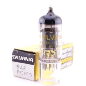 One SYLVANIA by MULLARD 9A8 PCF80 Tube NOS NIB Triode/Pentode B&K Test Results - Picture 1 of 1