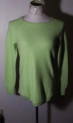 L.L. Top de manga larga BEAN verde lima para mujer talla XS regular Foto 1 de 4